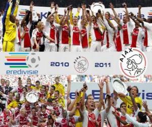 пазл Аякс Амстердам, Нидерланды Лиги чемпионов - Чемпионат Нидерландов по футболу - 2010-11